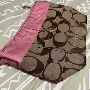 Pink and Brown Purse
